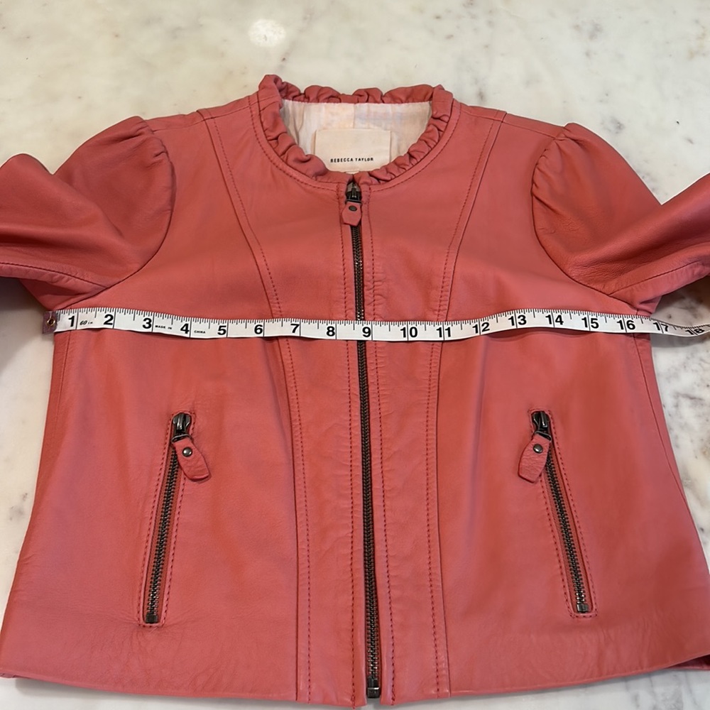 Rebecca Taylor leather jacket - Picture 13 of 16